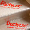 Packexe Carpet Protector film on stairs